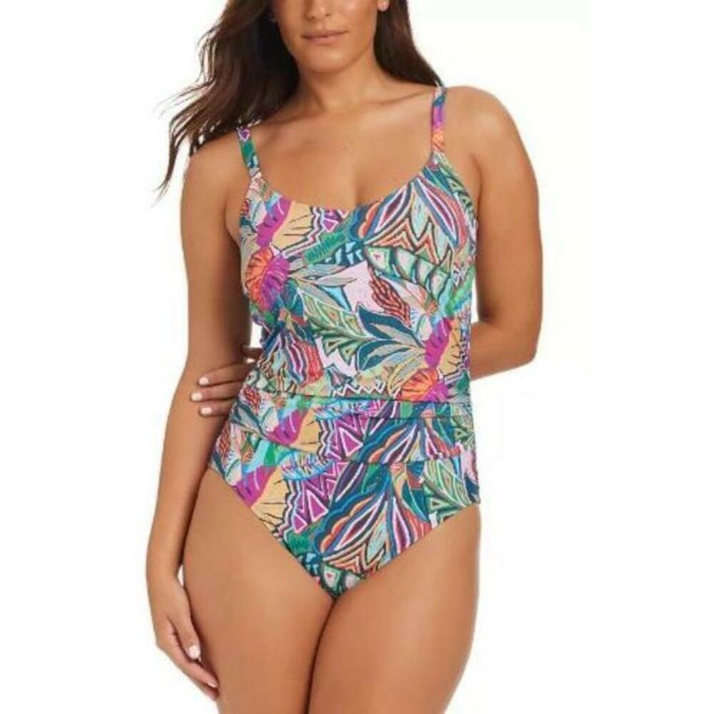 Beyond Control Women's Multicolor Underwired One-Piece Swimsuit 8